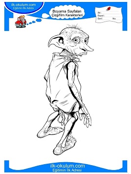 Çocuklar İçin Harry Potter Boyama Sayfaları 